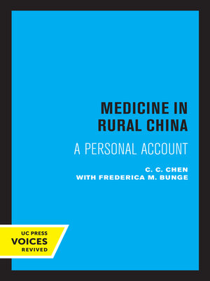 cover image of Medicine in Rural China